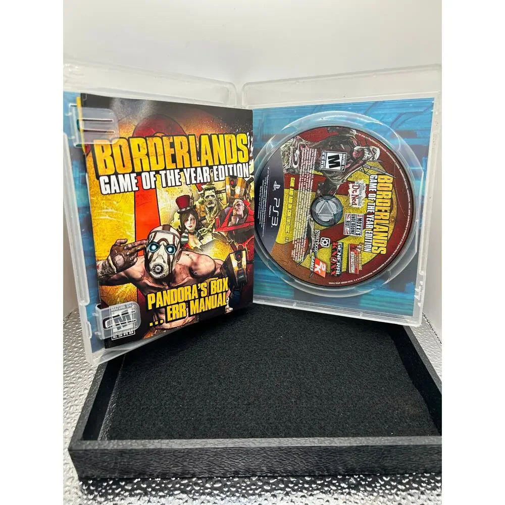 Borderlands Game of the Year Edition (Sony PlayStation 3, 2010) GOTY CIB w/ Map